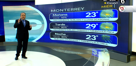 Abimael Salas nos da el pronóstico del tiempo en Monterrey para este miércoles 04 de septiembre de 2024.