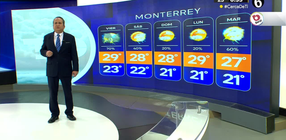 Abimael Salas nos da el pronóstico del tiempo en Monterrey para este jueves 05 de septiembre de 2024.