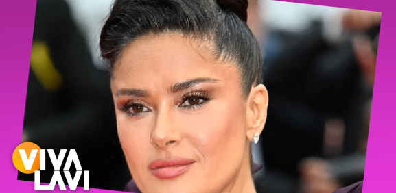 Salma Hayek recibe mazapanes en Festival de Toronto