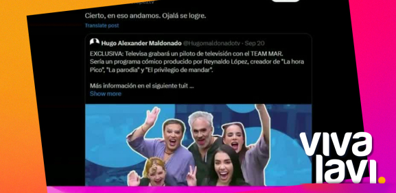 Preparan programa especial del 'Team Mar'