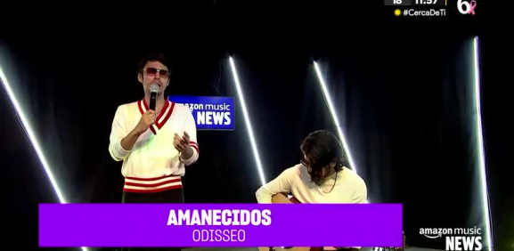 Odisseo se presenta en 'Amazon Music News'