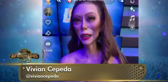 Los filtros en el programa le juegan una broma a Vivian Cepeda