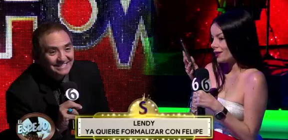 En pleno programa Felipe decidió contestarle al conductor en vez de a su novia