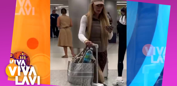 Ninel Conde niega entrevista tras ser captada en el aeropuerto