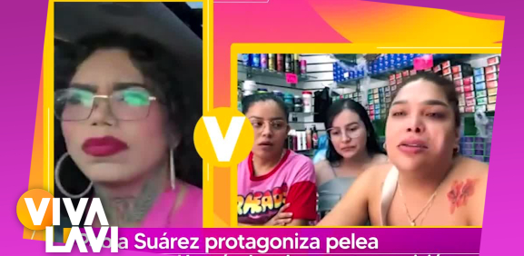 Paola Suárez y Evelyn protagonizan fuerte pelea en vivo