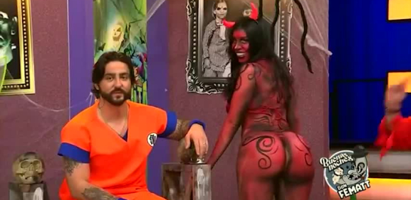 El conductor confiesa que el bodypaint de la chica fue de mucha ayuda con el jurado