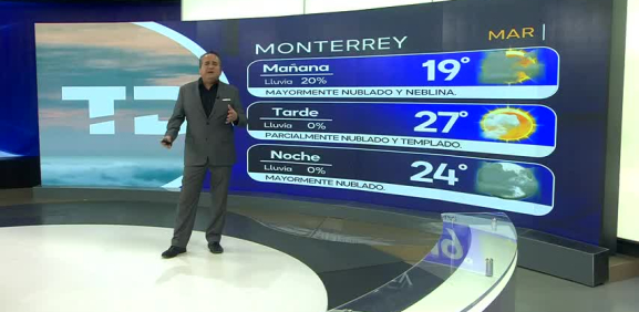 Abimael Salas nos da el pronóstico del tiempo en Monterrey para este martes 12 de noviembre de 2024.