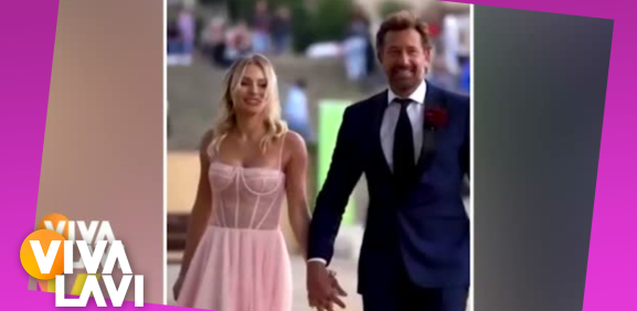 Gabriel Soto e Irina Baeva son captados muy 'juntitos' en el aeropuerto de CDMX