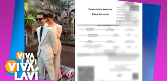 Filtran acta de matrimonio de Ángela Aguilar y Christian Nodal