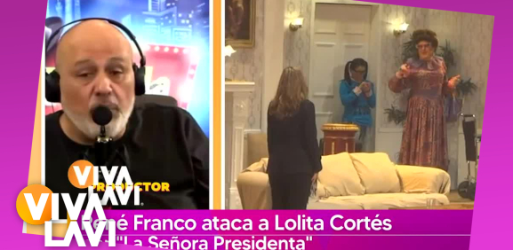 René Franco ataca a Lolita Cortés por "La Señora Presidenta"