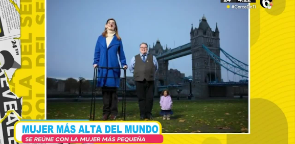 Un suceso único el ver juntas a las chicas que romper el Récord Guinness