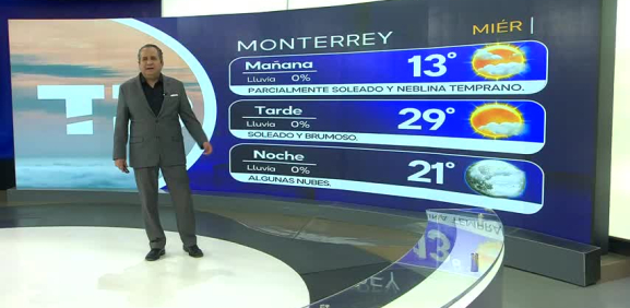 Abimael Salas nos da el pronóstico del tiempo en Monterrey para este miércoles 27 de noviembre de 2024.