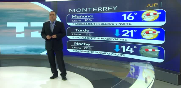 Abimael Salas nos da el pronóstico del tiempo en Monterrey para este jueves 28 de noviembre de 2024.