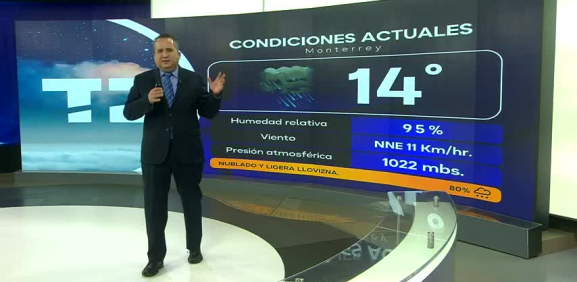 Abimael Salas nos da el pronóstico del tiempo de fin de semana para Monterrey, 06 de diciembre de 2024.