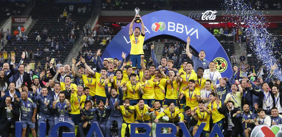 El cierre de la liga 2024 el club América se convierte en el equipo ganador