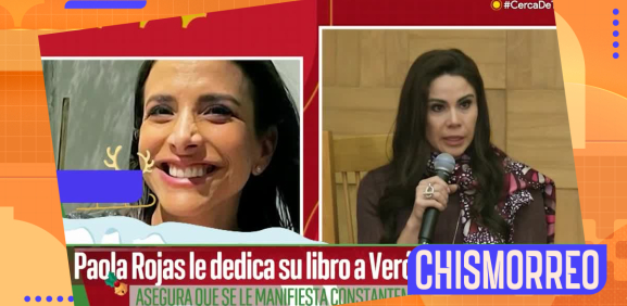 Paola Rojas le dedica su libro a Verónica Toussaint