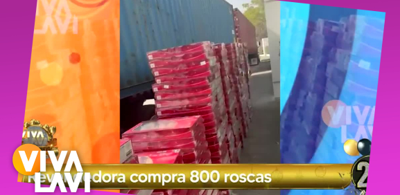 Revendedora compra 800 roscas de reyes