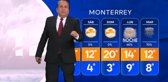 Abimael Salas nos da el pronóstico del tiempo en Monterrey para este jueves 09 de enero de 2025.