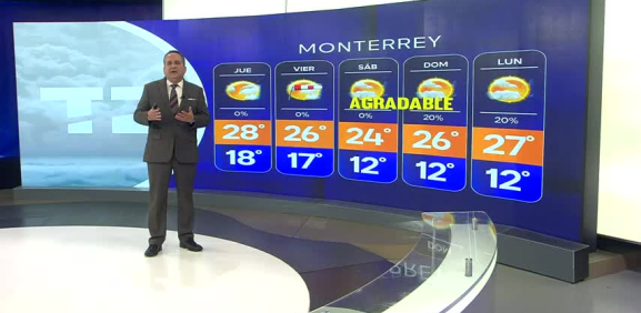 Abimael Salas nos da el pronóstico del tiempo en Monterrey para este miércoles 29 de enero de 2025.