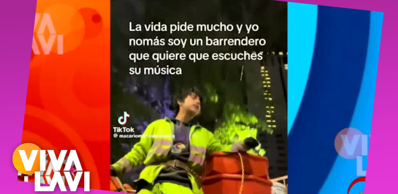 Macario Martínez, trabajador de limpieza, se hace viral por su música