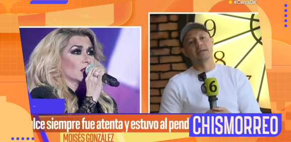 El yerno de dulce habla sobre la relación de su esposa, Romina  y la cantante.