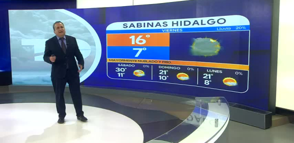 Abimael Salas nos da el pronóstico del tiempo en Monterrey para este viernes 14 de febrero de 2025.