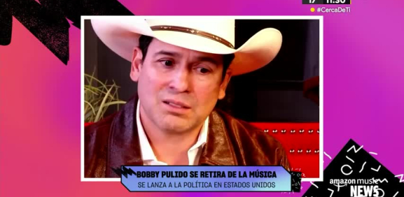 Bobby Pulido, ¿se retira de la música para incursionar en la politica?