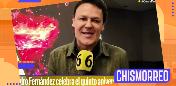 Pedro Fernández celebra el quinto aniversario de 'Chismorreo'