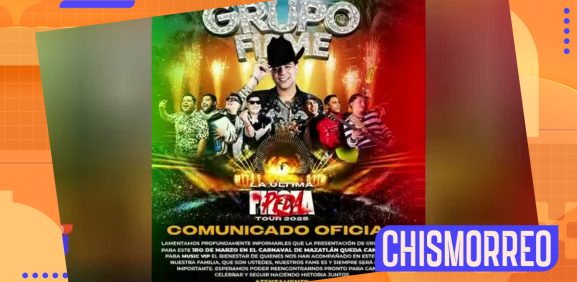 Grupo Firme cancela presentación en Mazatlán