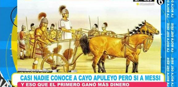 Cayo Apuleyo fue el primer deportista en ganar tremendas cantidades de dinero