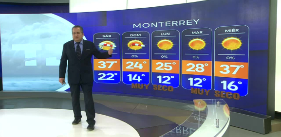 Abimael Salas nos da el pronóstico del tiempo en Monterrey para este viernes 7 de marzo de 2025.
