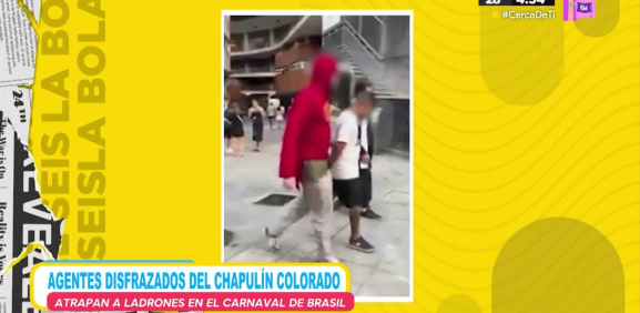 Con esta acción es como lograron atrapar a ladrones en el carnaval de Brasil