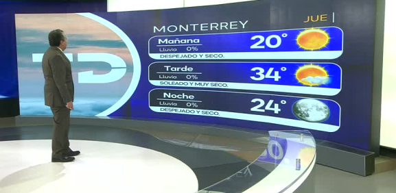 Abimael Salas nos da el pronóstico del tiempo en Monterrey para este jueves 13 de marzo de 2025.