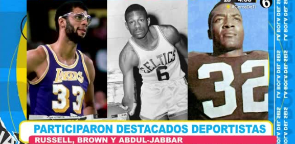 Nombres como Russell, Brown y Abdul Jabbar fueron grandes deportistas que cambiaron el mundo