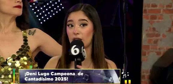 La ganadora reacciona al momento donde triunfó