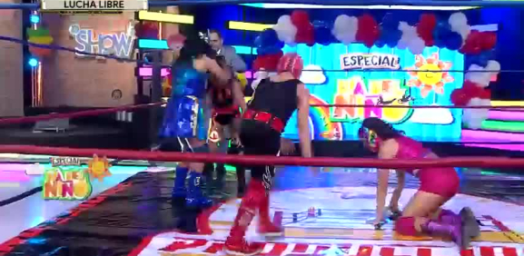 Estos niños luchadores dan muestra de su talento