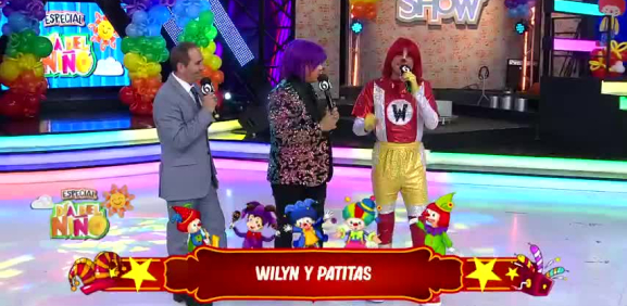 Los famoso payasos virales sorprenden a todos en el estudio con su presencia