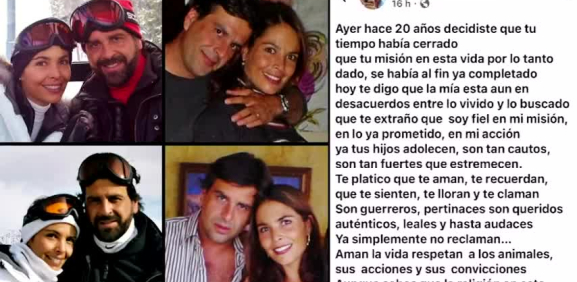 'El Pirru' dedica emotivo mensaje a Mariana Levy