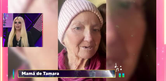 Triste momento al ver el rostro de su abuelita y madre de la conductora