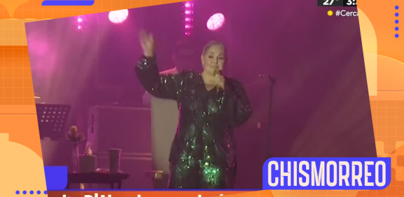 Lupita D'Alessio cumple su sueño de cantar en el Zócalo de la CDMX