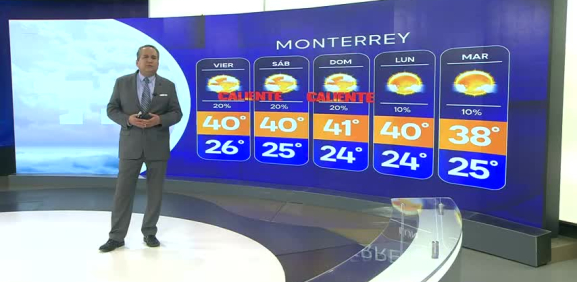 Abimael Salas nos da el pronóstico del tiempo en Monterrey para este jueves 15 de mayo de 2025.