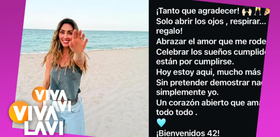 Anahí celebra su cumpleaños 42