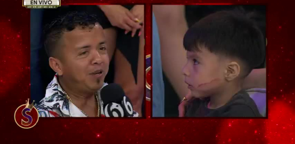 Altonio muestra un poco de descontento al ver a su otro hijo
