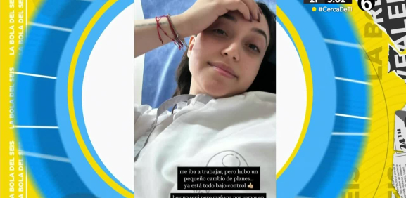 Tanya Burak la conductora de 'La bola del 6' tiene un problema antes de llegar al programa