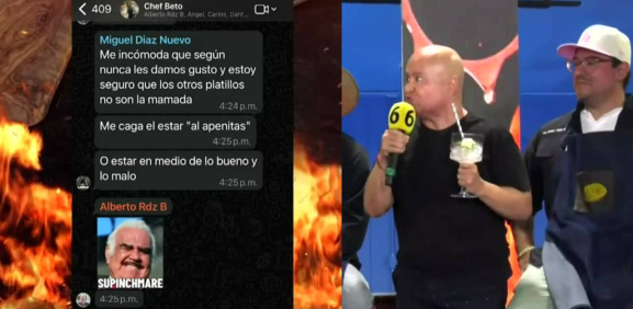 El conductor es expuesto en el programa tras pleitos en los grupos de 'WhatsApp'