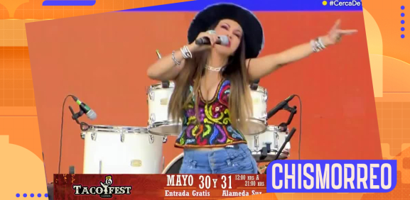 Liz Clapes en el 'Taco Fest 2025'