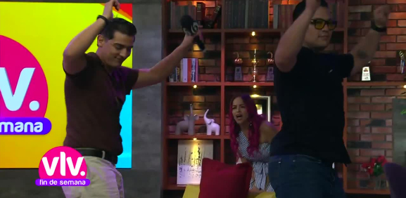 ¡Se puso caliente el estudio!