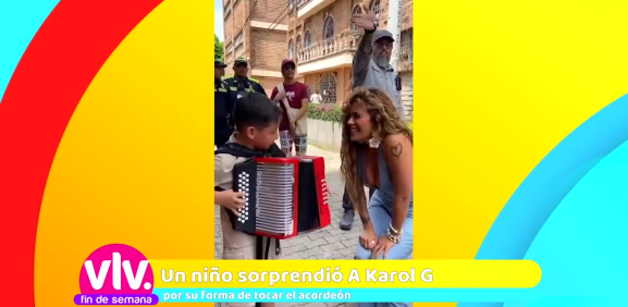 Una gran sorpresa para la cantante