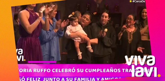 Victoria Ruffo celebra su cumpleaños trabajando