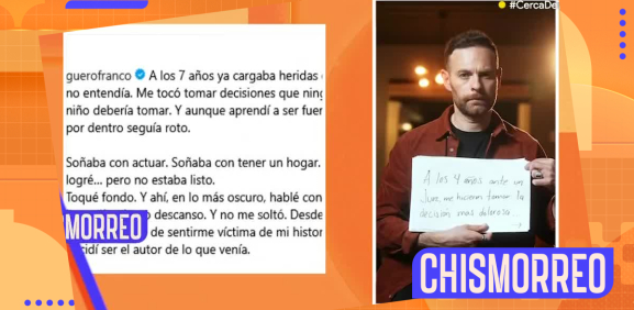 Luis Ernesto Franco rompe el silencio y revela fue abusado